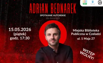 Spotkanie autorskie z Adrianem Bednarkiem